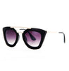 Metal Temple Vintage Design Sun Glasses